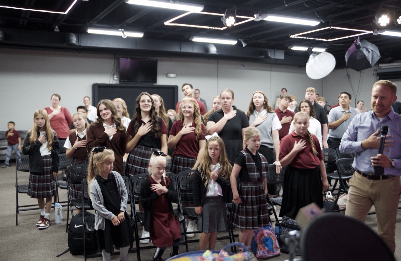 Students at an Ohio Christian Education Network member school